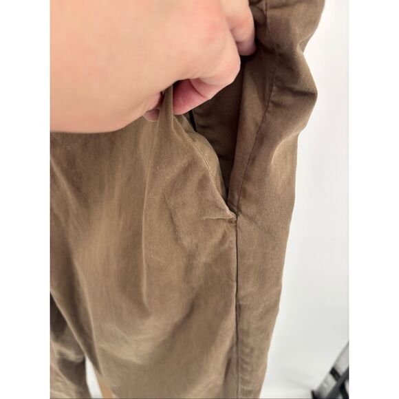 Bear Bottom Clothing Men's Size Large-32 Brown Chino Pants Elastic Waist - Picture 8 of 10